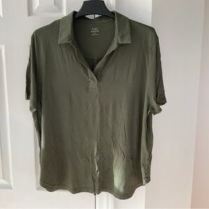 NWT COZY EARTH Pajamas SET XL army green